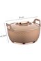 Casserole Majestic Gold Stainless Steel Insulated Hotpot (ROSE, 5000ML) - 6
