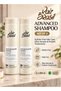 Raiz Brasil Advanced Sulfate-Free Shampoo for Daily Hair Care After Keratin, Protein and Hair Botox Treatments, with Macadamia Seed Oil and Glycerin, 2 x 300 ml