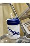 480ml Stainless Steel Coffee Mug,316 Insulated Car Water Cup with Wrist Strap,White