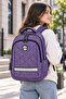 Cosy Backpack Moss Purple Daily Use 45X32X15 cm