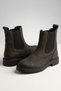 Anthracite Nubuck Genuine Leather Women's Elastic Boots Lightweight Casual Style New Season Women's Boots & Booties 100% Real Leather