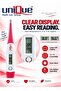 Pack of 5 U-62 Flexible Tip Digital Body Thermometers with LCD Temperature Displays, Celsius and Fahrenheit Conversion, Audible Beeps, Single-Button On and Off Control and 5 Clear Protec - 4