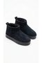 Women's Suede Fur Lined Short Boots Warm Thick Sole Boots 183