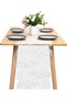 1 Pack Lace Table Runner White Vintage Lace Fabric Table Runner for Wedding Reception Table - 6