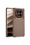 Xiaomi Redmi Note 14 Pro 5g Case Auto Focus Carbon Cover - Brown