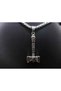 Mjölnir Thor Hammer Pendant – Antique Silver Color with Valknut Symbol, Tarnish-Resistant Steel Men's Necklace - 4