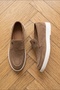 Hite Genuine Leather White Sole Laceless Men's Casual Shoes - 3
