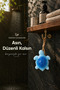 Blue Turtle Shaped Solid Soap 8X11 cm Hangable Decorative Bathroom Hand Soap - 5