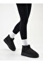 Elva Black Suede Fur Lined Thick Sole Women's Boots