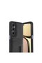 Realme C65 Sara Leather Case with Business Card Holder - Black - 2