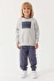 Boy's printed detail two-piece set - 6