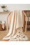 100 X 120 cm Li̇na Double Layer 100% Cotton Muslin Cover - Blanket - Swaddle - 3