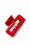 Rectangular model 6 cm acetate clip buckle