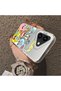 iPhone 16 Plus Compatible Childlike Cartoon Case, Underwater Character Group Creative Flat Print - 2