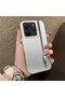 Redmi Note 14 4g Compatible Speed Race Style Case, Red Blue Vertical Stripe Racing English Motif