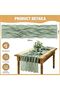 Cheesecloth Table Runner, Table Runner Decoration，Soft Crinkled Boho Rustic Table Runner Soft Crinkl - 2