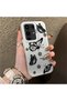 Infinix Note 50 Compatible Plain Feel Case, Line Butterfly Daisy English Slogan Pattern
