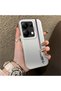 Poco M6 Pro 4g Compatible Speed Race Style Case, Red Blue Vertical Stripe Racing English Motif