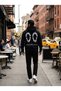 Unisex Graphic Back Printed 3 Thread Hooded Sweatshirt – Oversize Hoodie - 3