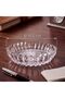 Crystal Cut Glass Ashtray, Decorative Presentation Tray and Stylish Snack Bowl, Round Tabletop Accessory - 3