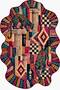 Sdtplus Leopard and Ancient Mosaic Patterned Modern Woven Base Decorative Carpet Sdtplus9 - 3
