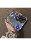 Vivo V50 Lite 4G/5G Compatible Elegant Flower Case, Blue Flower Golden Branch Creative Flat Print - 2