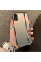 iPhone Xr Compatible Speed Race Style Case, Red Blue Vertical Stripe Racing English Motif