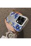 Redmi Note 13 Pro 4g Compatible Elegant Flower Case, Blue Flower Golden Branch Creative Flat Print - 2