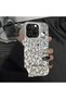 Samsung Galaxy A35 Compatible Gray Leopard Pattern Phone Case, Star English Art Print - 3