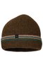 Women's Striped Folded Knitwear Knitted Winter Beanie - 4