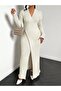 Rochie maxi, albă - XL - 4