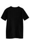 Basic Kids and Youth Black Cotton Crew Neck Unisex T-Shirt - 2
