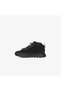 Mid Lace up Kids Black Outdoor Boots - 3