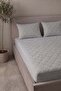 Quilted Pillow Protector Mattress Cover 50X70 4-Pack Melange Gray - 6
