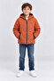 Boy's Hooded Quilted Coat with Soft Lining and Zipper Pockets Winter Coat Ak4289 - 2