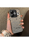 Infinix Hot 40I Compatible Grey Leopard Pattern Phone Case, Star English Art Print