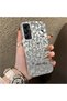 Samsung Galaxy A05S Compatible Grey Leopard Pattern Phone Case, Star English Art Print