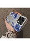 Poco X6 Compatible Elegant Flower Case, Blue Flower Golden Branch Creative Flat Printing - 2