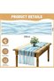 Cheesecloth Table Runner, Table Runner Decoration，Soft Crinkled Boho Rustic Table Runner Soft Crinkl - 4