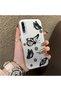 Samsung Galaxy A50/A50S/A30S Compatible Plain Feel Case, Line Butterfly Daisy English Slogan Pattern