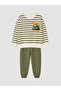 Striped Boy's Tracksuit Suit