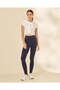 Women Grey And Navy Leggings Set 2 Piece - 4