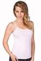 Underwear Lycra Women's Rope Strap Combed Cotton Undershirt 3 Pack - 4