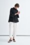 Women's Embroidered Pocket Shirt Black - 3