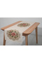 Digital Printed Runner - Floral Pattern / Embroidery Look / Spring Series - 140X40 cm - 2