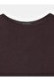 Boat Neck Draped Soft Textured Sweater - 5