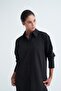 Basic Shirt Pants Set Black - 4