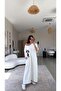 Ecru Stone Rabbit Printed Modal Long Dress - 4