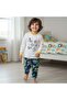 Boy's Cotton Space Printed Long Sleeve 2-Piece Set Cb1075