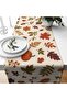 Digital Printed Runner - Floral/Leaf Patterned / Embroidery-Looking / Autumn Series - 140X40 cm